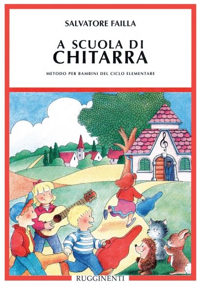 Copertina di "A Scuola di Chitarra - Metodo per Bambini del Ciclo Elementare"
