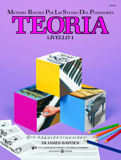 Metodo Bastien per lo Studio del Pianoforte -  Teoria - Livello 1