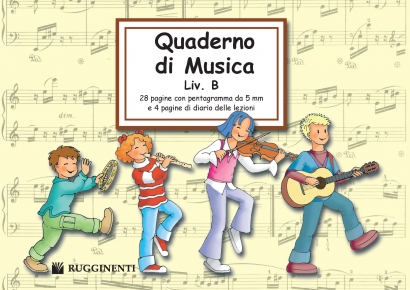 Copertina di Quaderno di Musica - Liv. B