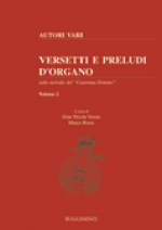 VERSETTI E PRELUDI D'ORGANO - Sulle melodie del "Cantemus Domino" -  Vol.2