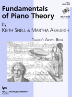 Fundamentals of Piano Theory - Teacher's Answer Book - Vol.1