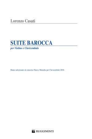 Suite Barocca – Per violino e clavicembalo