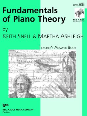 Fundamentals of Piano Theory – Teacger’s Answer Book Vol.7